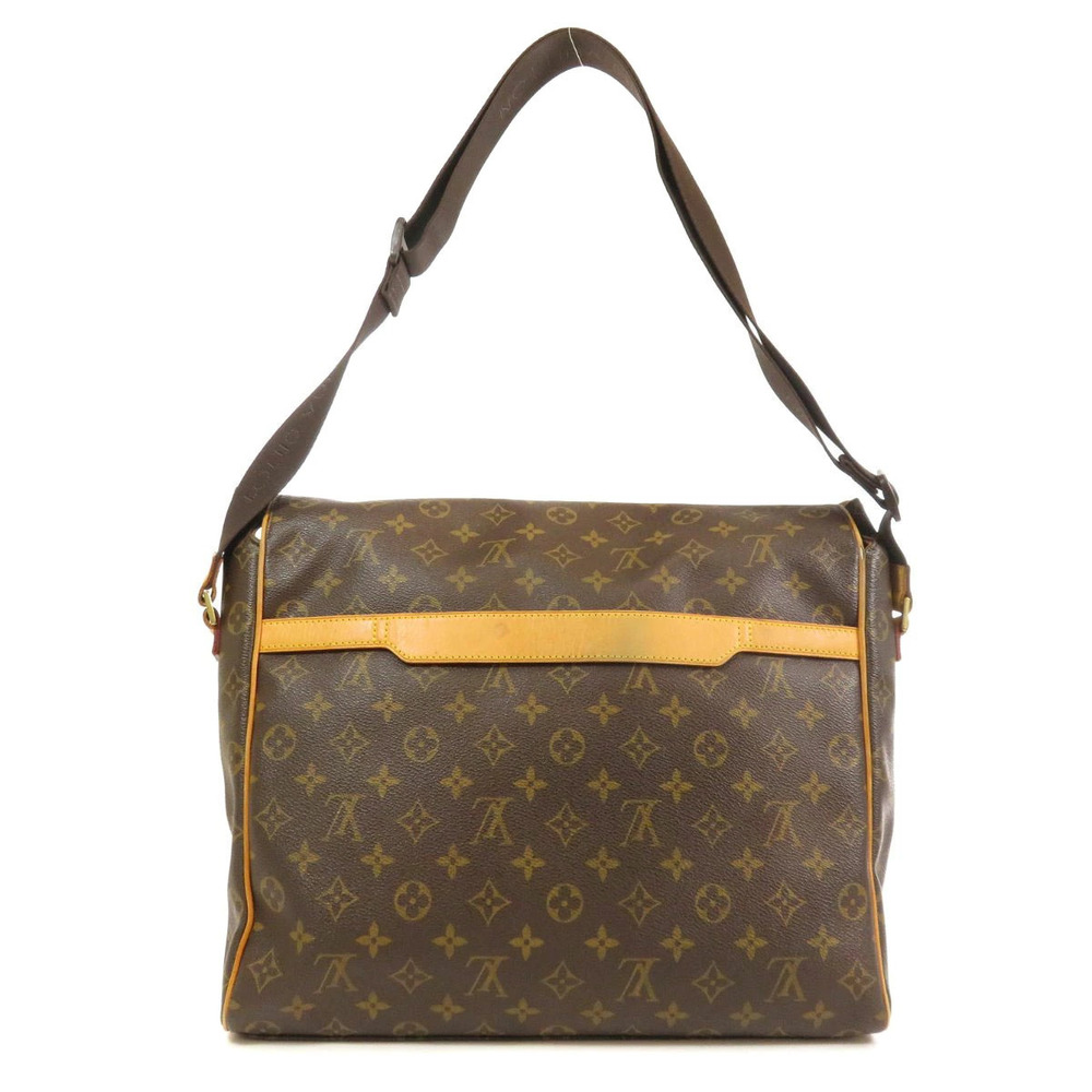 Louis Vuitton Canvas Abesses Shoulder Monogram Bag Brown